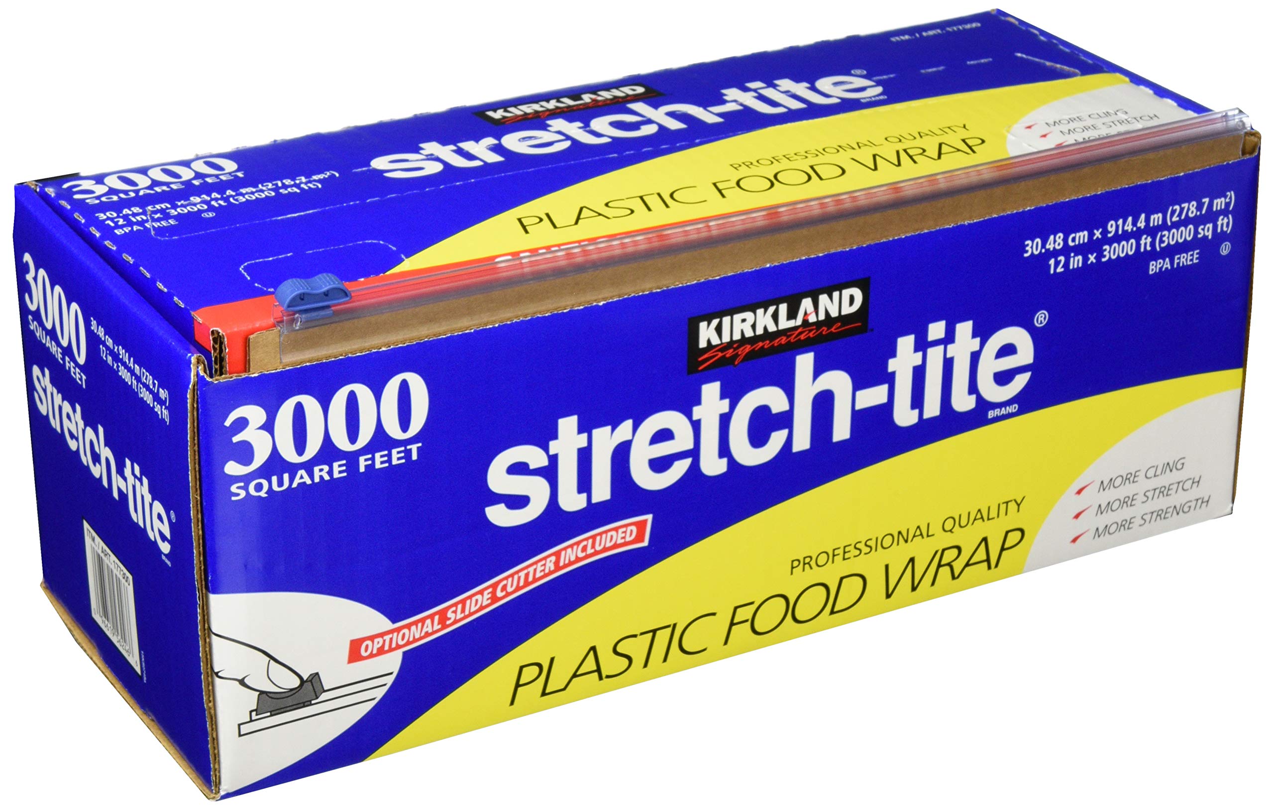 カークランド(Kirkland) ストレッチ タイトフードラップ ラップ 30.48cm×914.4m ストレッチ タイトフードラップ