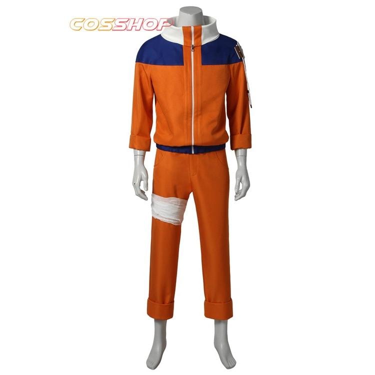 NARUTO -ナルト- うずまきナルト 木ノ葉 風 コスプレ衣装 イベント 演出服 二次会 cosplay イベント アニメ 変身 変装 仮装 パーティー-705