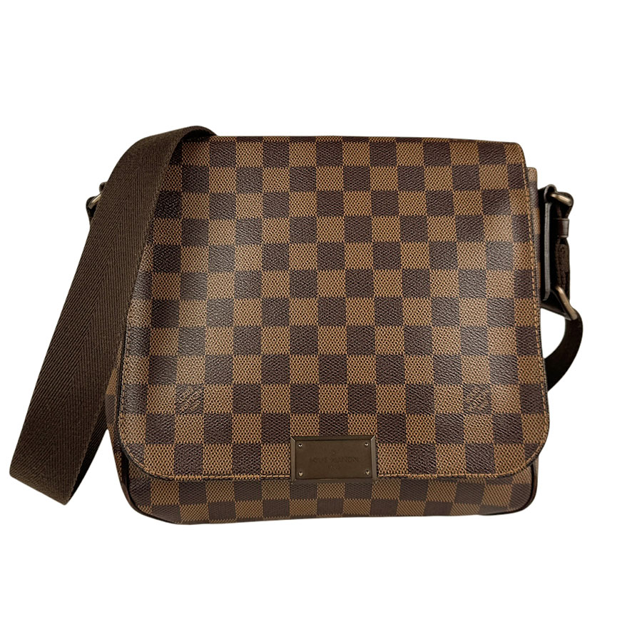 ルイ ヴィトン LOUIS VUITTON 斜め掛けショルダーバッグ ダミエ ディストリクトPM ダミエキャンバス ブラウン ユニセックス N41213 z4352