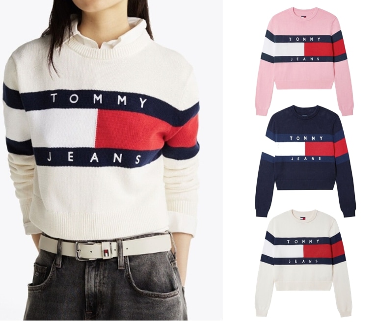 Center Flag Sweater (T32F0KTO33TWT1 )