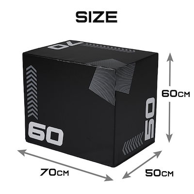 R77[国内即発送]【50×60×70cm】プライオボックス ソフト 昇降台 跳び箱 プライオメトリクス ボックス ジャンプ台 ステップ台 3in1 体幹 トレーニング 19,546円