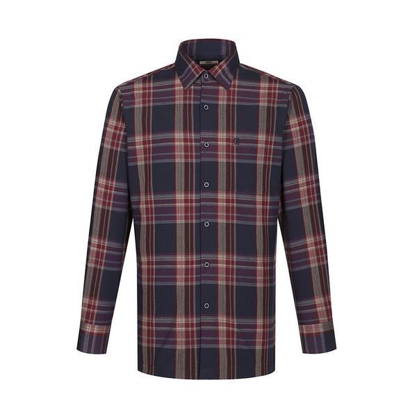 ポリ混紡イージーケア ミディアムチェックシャツ レギュラーフィット__DLA1SHCL104N1