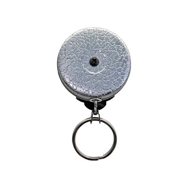 （まとめ） ダイケン キーバック スチールカバーステンチェーン回転式ベルトクリップ 0.6m KB-4 1個 3セット