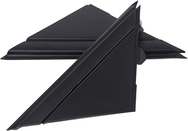 FIAT フィアット 500 500C 312型 チンクエチェント Aピラー コーナー プレート 三角 左右セット ドア ミラー フラッグ カバー 汎用 社外品(艶なし) 4,766円