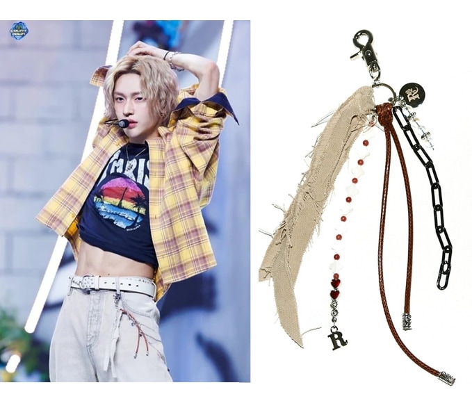 [RIIZEウォンビン着用]RCCS/DENIM RAW CUTTING KEY CHAIN RIIZE ウォンビン/ RCCS/DENIM RAW CUTTING KEY CHAIN KSTARスタイル