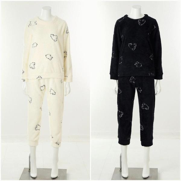 プラスパジャマ 室内着 極細糸 女性パジャマ VEP396WSSSG