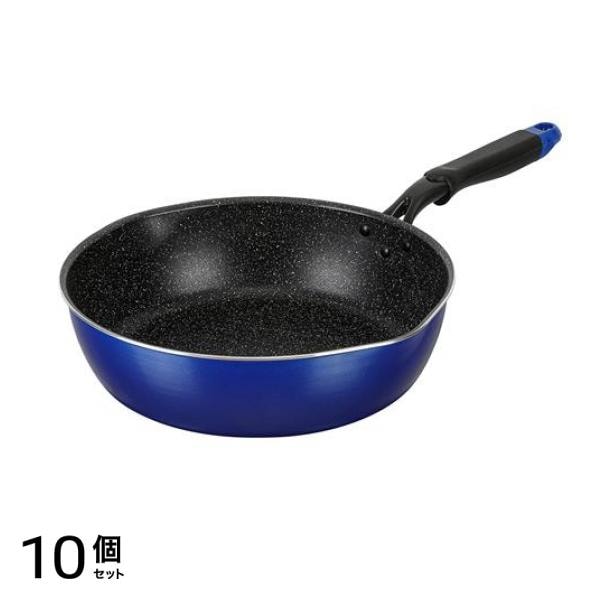 メガフッカNEO IH対応フライパン 28cm 1個入 (ブルー RB-2155) 10個セット