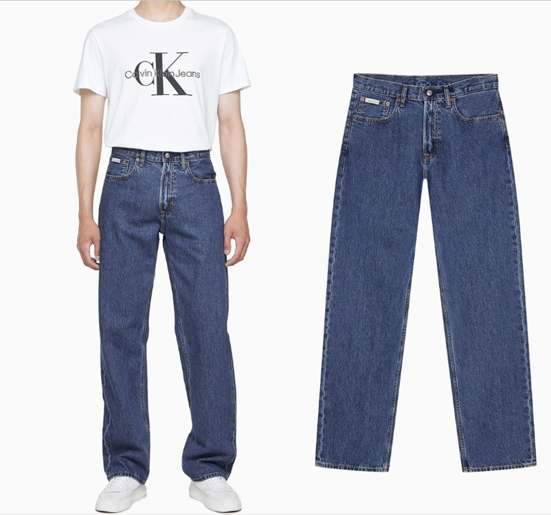 Mens 90s Straight Fit Jeans (40EM721-E5D)