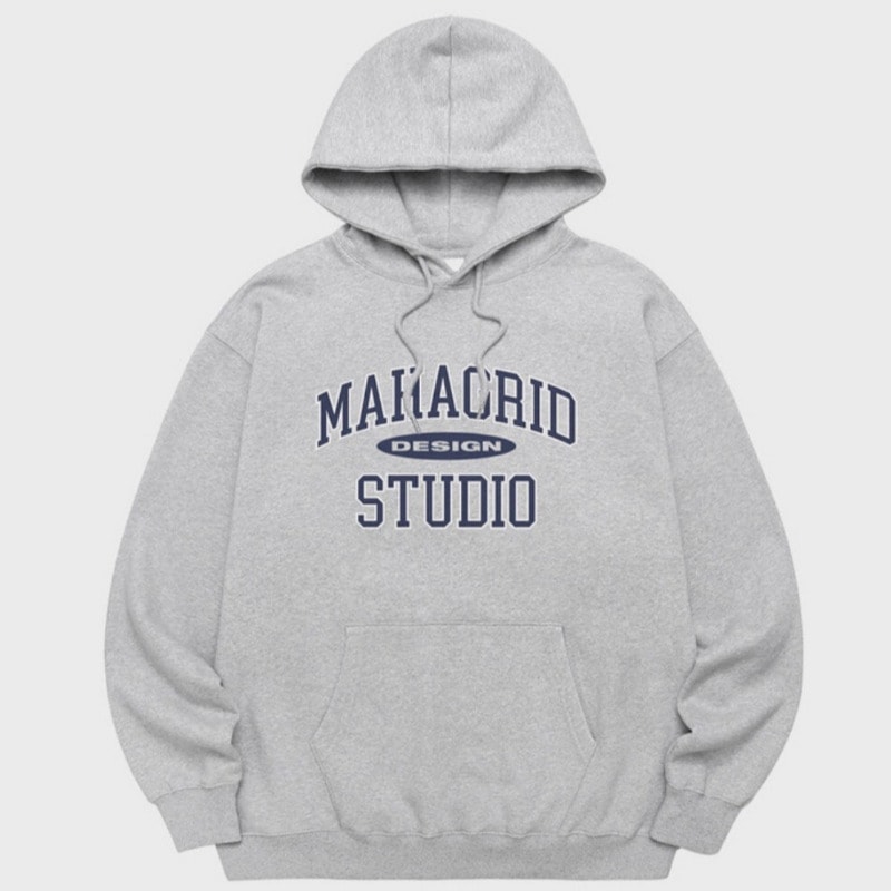 MAHAGRID / COLLEGE LOGO HOODIE GREY / NCT 着用 10,780円
