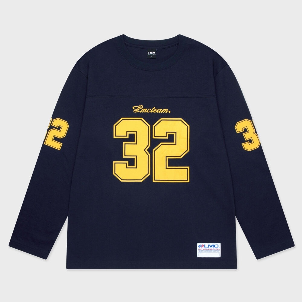LMC フットボールロングシルバティーネイビー