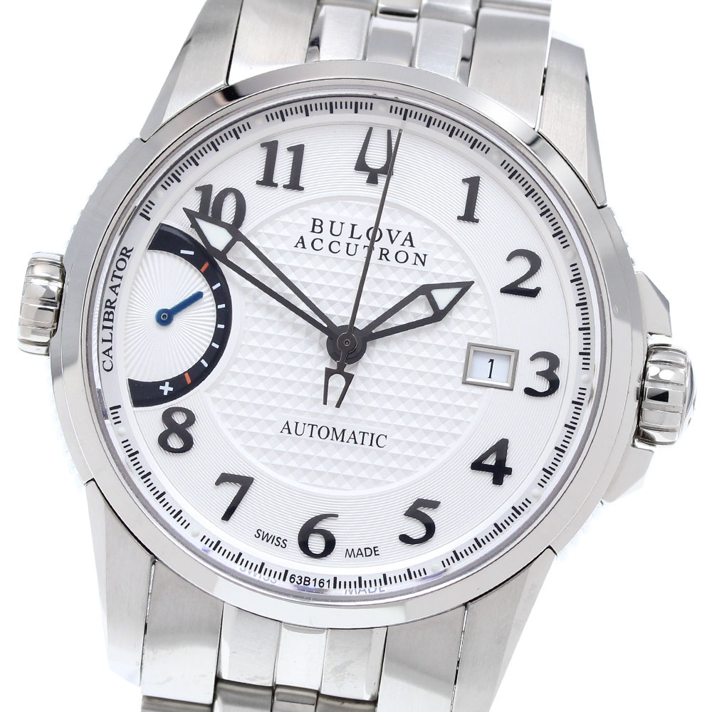 ブローバ・アキュトロン BULOVA ACCUTRON 63B161 キャリブレーター アキュトロン パワーリザーブ 自動巻き メンズ 美品 保証書付き_908296【中古】 36,738円