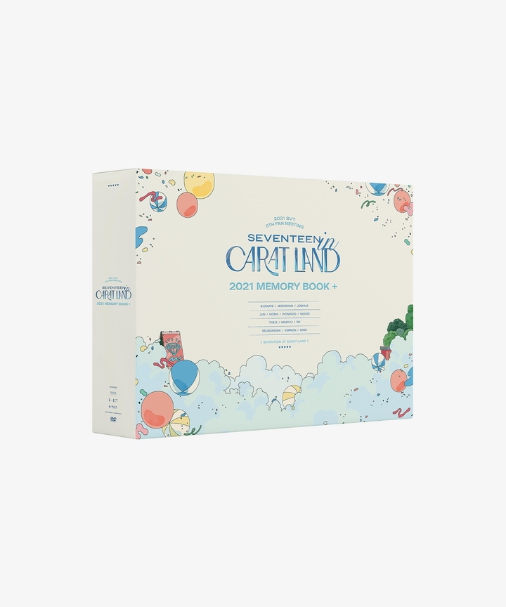 （MEMORY BOOK + DVD新商品） 2021 SEVENTEEN in CARAT LANDペンミーティングメモリーブック+デブイディ