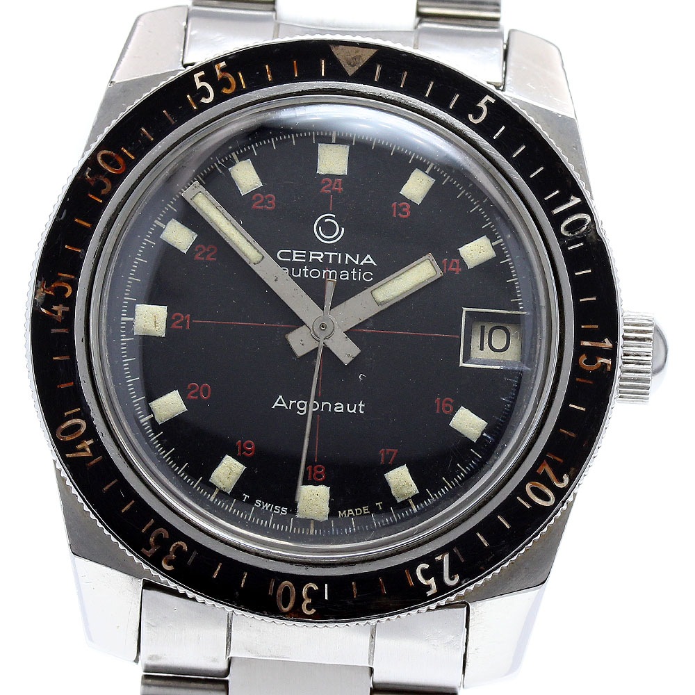 サーチナ CERTINA アルゴノート デイト 自動巻き メンズ _820763【中古】