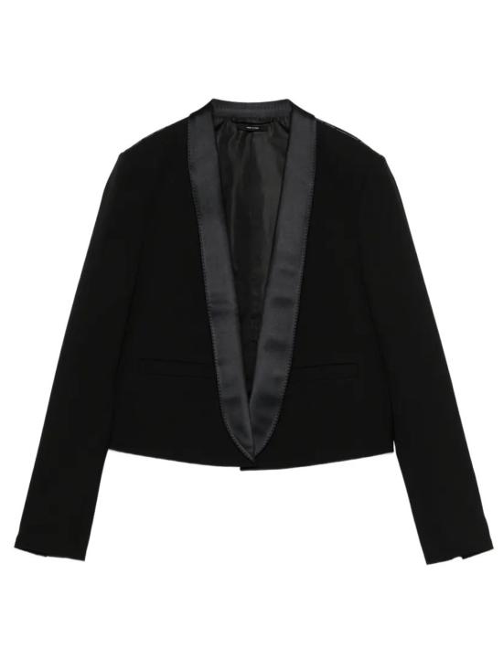 TOMFORD Women Jackets GI3066 FAX1667 NEH BLACK DEEP BLUE NAVY