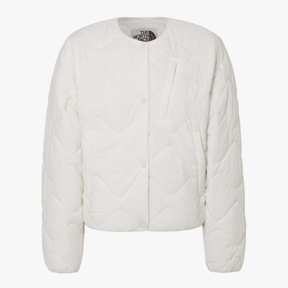 ザ・ノース・フェイス NJ3NQ80J ホワイトレーベル女性用エッセンシャルライト Vモーションジャケット_クリーム