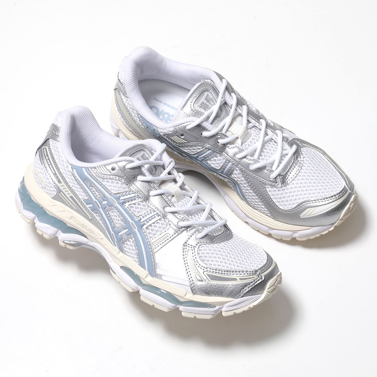 ASICS アシックス スニーカー GEL-KAYANO 12.1 ゲルカヤノ 1203A759-101 レディース ローカット レースアップ 厚底 シューズ 靴 WhiteDolphinGrey