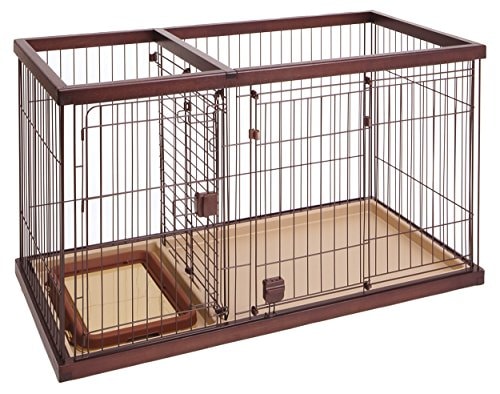 ペティオ (Petio) トイレのしつけが出来る ドッグルームサークル ブラウン レギュラー