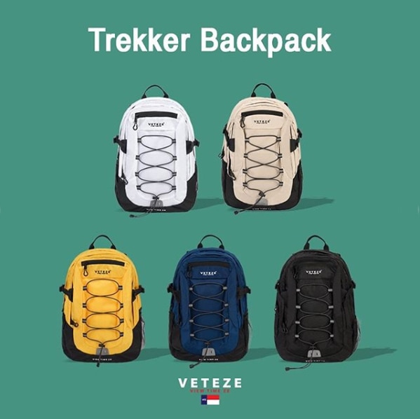 [VETEZE]ベテゼ TREKKER BACKPACK/バックパック/リュック/スポーツバッグ/カジュアル/ユニセックス/メンズ/レディース/韓国ブランド