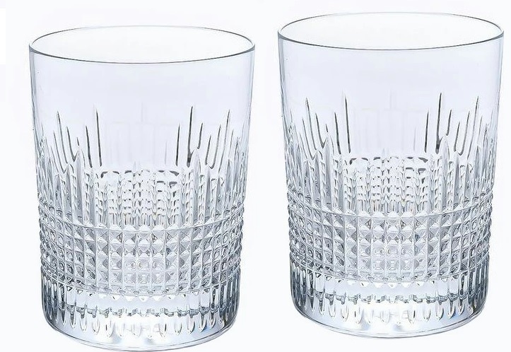 Baccarat 2811580 バカラ グラス ペア ナンシー タンブラー オールドファッション ロックグラス クリスタルガラス 10.5cm 客数×2 付属品 純正BOX・コントロールカード