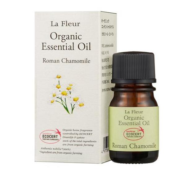 LaFleur(ラ・フルール) オーガニックエッセンシャルオイル カモミール ・ローマン 3mL