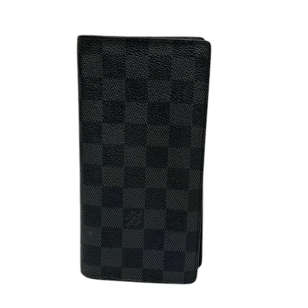 ルイヴィトングラフィット ポルトフォイユブラザ N62665 2つ折り財布 長財布 【中古】