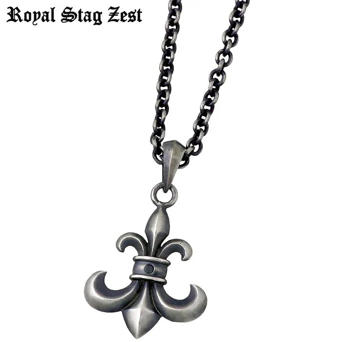 ロイヤルスタッグゼスト Royal Stag シルバー ネックレス ダイヤモンド リリー