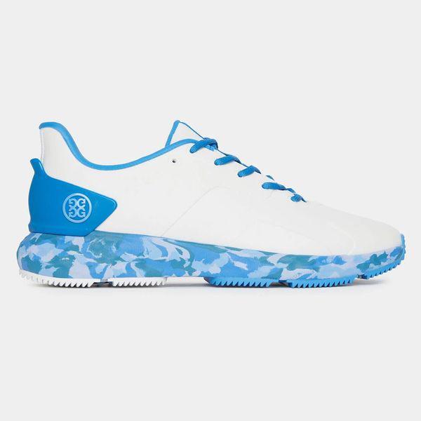 男性ゴルフシューズ スパイクレス ホワイト スカイ スニーカー 練習靴_P416391032