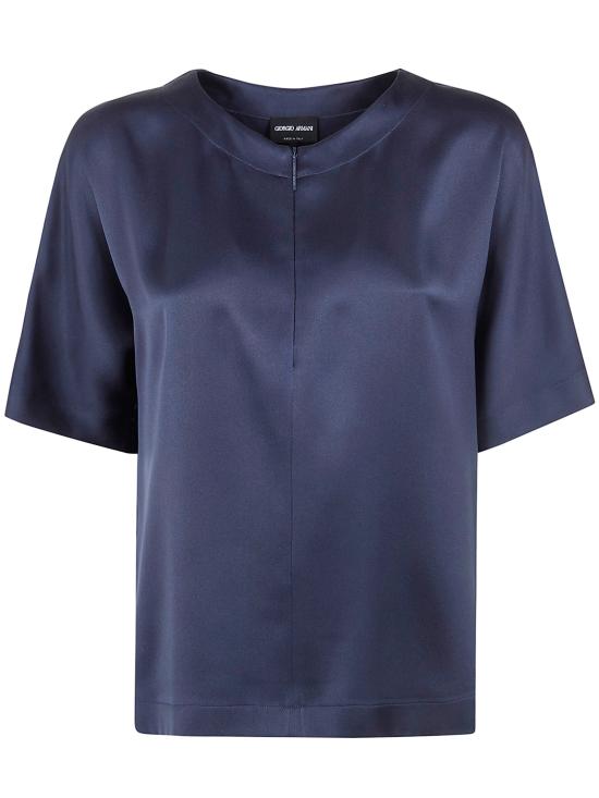 GIORGIO ARMANI Women Shirts GW003108 TE10101 UB110 BLUE LAPIS