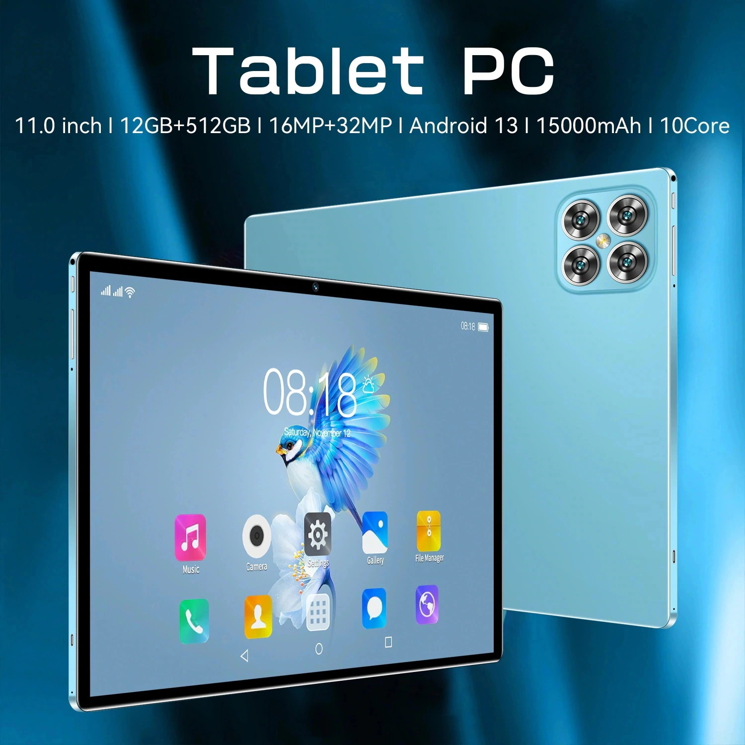 【限定セール】新品 タブレット Android13.0 PC 本体 10.1インチ 20000mAhバッテリー Bluetooth GPS WiFi 通話対応 ネット授業 子供向け 安い クリスマス