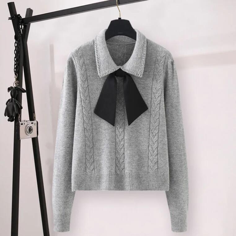 高校生 秋と冬の服 可愛い 上品 エレガント 日常 パーティードレス カジュアル レディース ギフト 開襟リボントップスプリーツスカート 2点セット 2025PL22