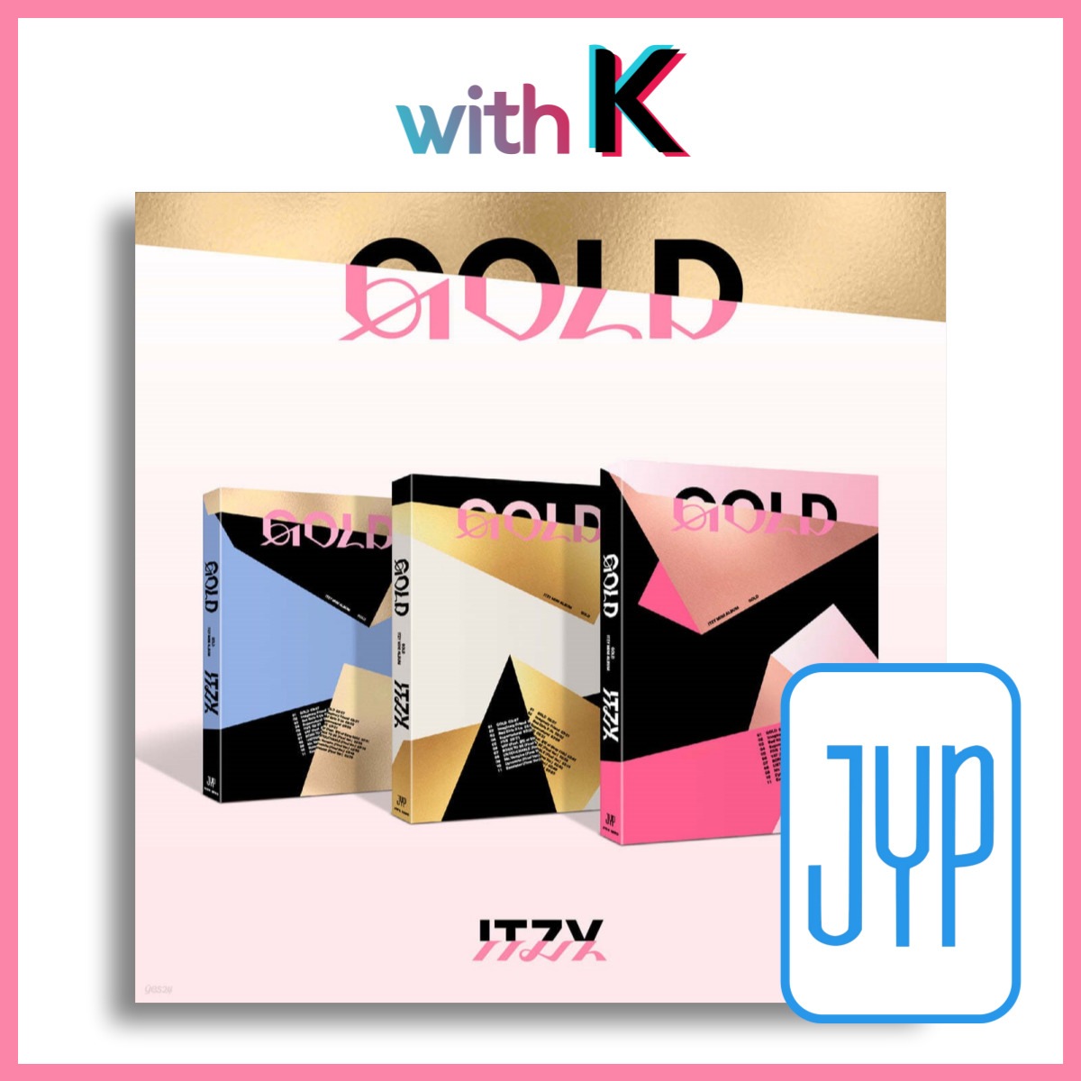[JYP 特典] (SET) ITZY - GOLD / STANDARD ver.
