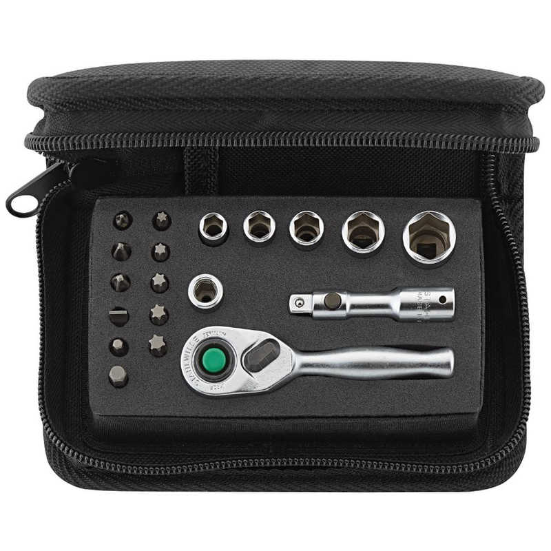 STAHLWILLE　19点組 1/4SQ ソケットレンチセット　40/16/3QRSCI