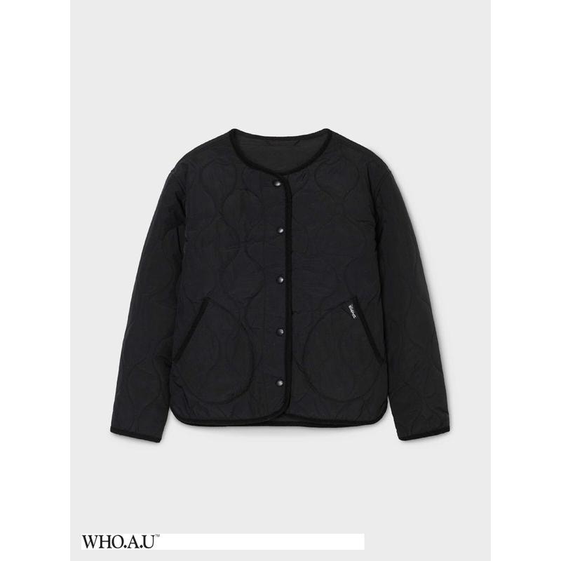 W.A.U Steve Reversible Quilting Jacket(BLACK)-WHJJG1112F