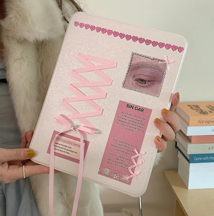 メガ割 韓国で人気の新商品 ipad ケース リボン iPad10 109インチ スタンド機能付 保護カバー 第9世代 ケース ipad air5 ケース かわいい