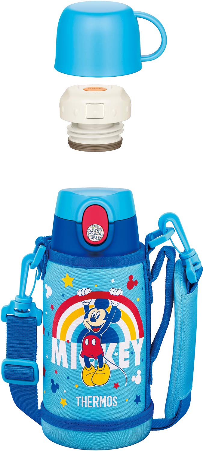 サーモス 水筒 真空断熱2ウェイボトル 0.6L/0.64L ミッキー ブルー FJO-600WFDS BL 6,348円