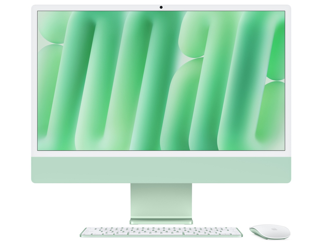 iMac 24インチ Retina 4.5Kディスプレイモデル M4チップ 8コアGPU 256GB SSD 16GBメモリ MWUE3J/A [グリーン]