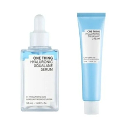 [2種セット セラム50ml+クリーム70ml] ヒアルロニックスクアランセラム+クリーム