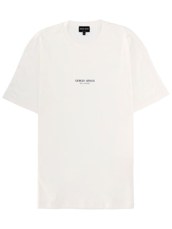 GIORGIO ARMANI Men T-Shirts GM001085 TE10629U0002 WHITE