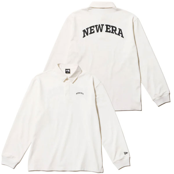 ニューエラ NEW ERA ゴルフ 長袖 ラグビーシャツ ヘビーウェイト ソリッド オフホワイト 14326402 9,900円