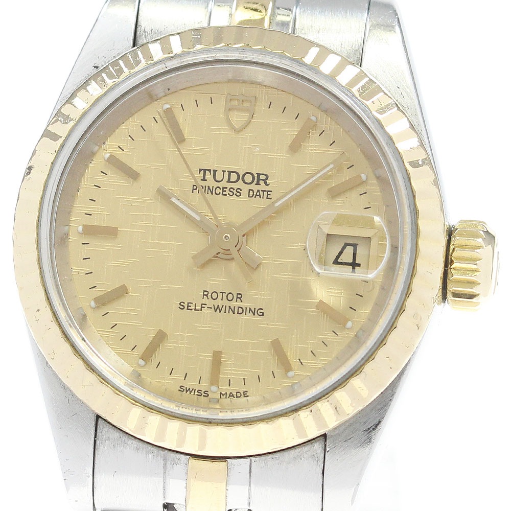 チュードル TUDOR 92413 プリンセス デイト YGコンビ cal.2671 自動巻き レディース _863474【中古】