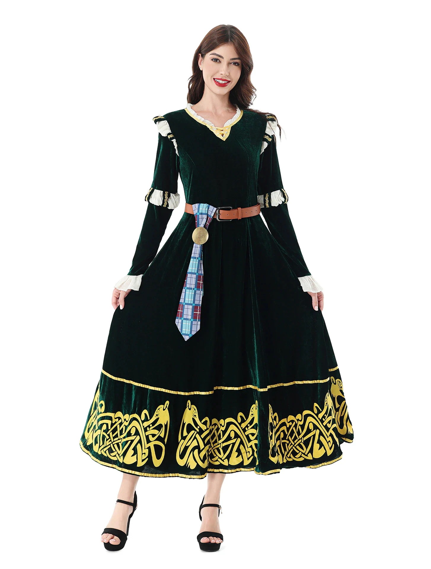 ハロウィンに輝く姫へ!中世宮廷風ドレスで高貴な変身をコスプレ衣装としても大人気 メロディア王女 雰囲気を再現