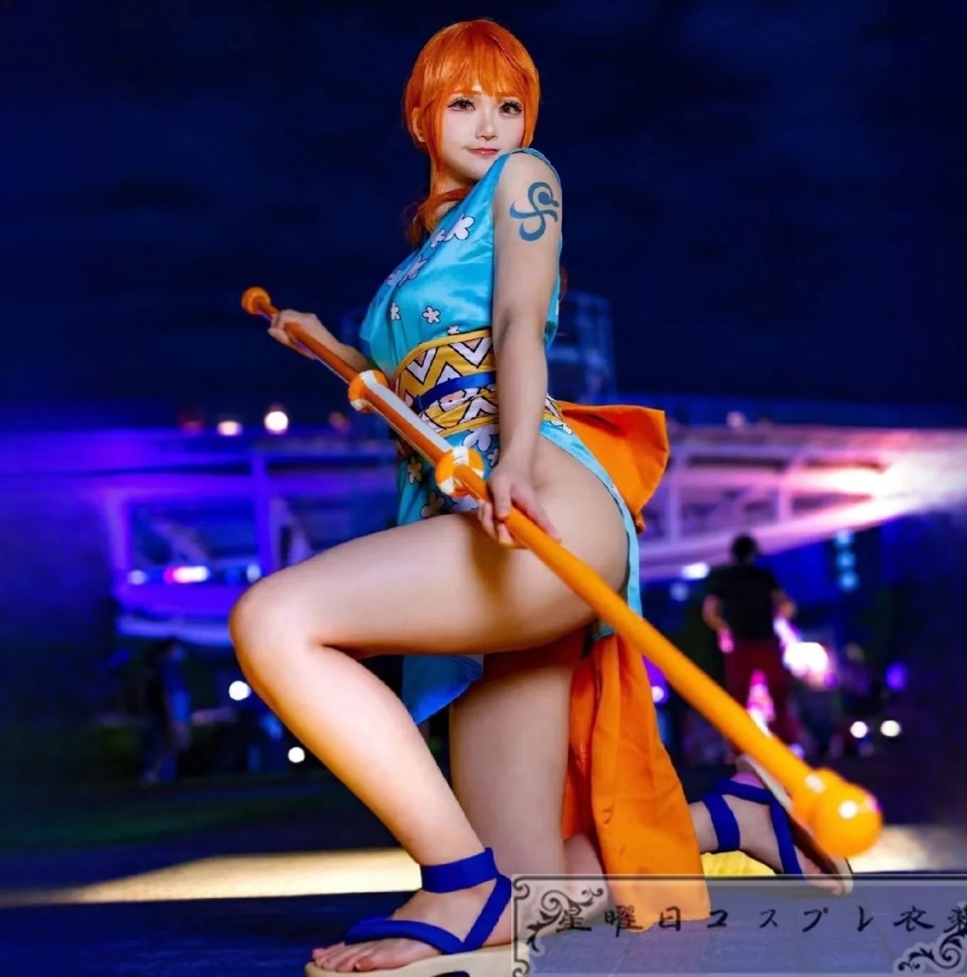 【新品】ワノ国 ナミ 風 コスプレ衣装 暗紋設計 コスプレ衣装 コスチューム品質良い 店舗お勧め