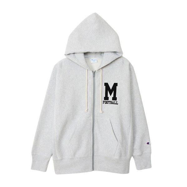 返品交換不可 在庫一掃 Champion チャンピオン リバースウィーブ ジップフーデッドスウェットシャツ C3-A116-040 即納