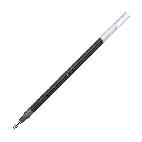 (まとめ) 三菱鉛筆 ゲルインクボールペン替芯 0.38mm 黒 ユニボール シグノ 極細用 UMR1.24 1箱(10本) (×10セット)