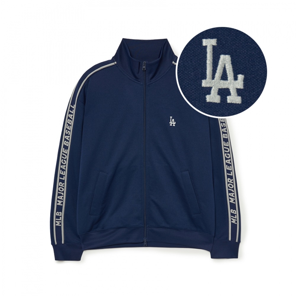 MLB ベーシックアスレジャージャージーステンドネック集業 LA (Navy)