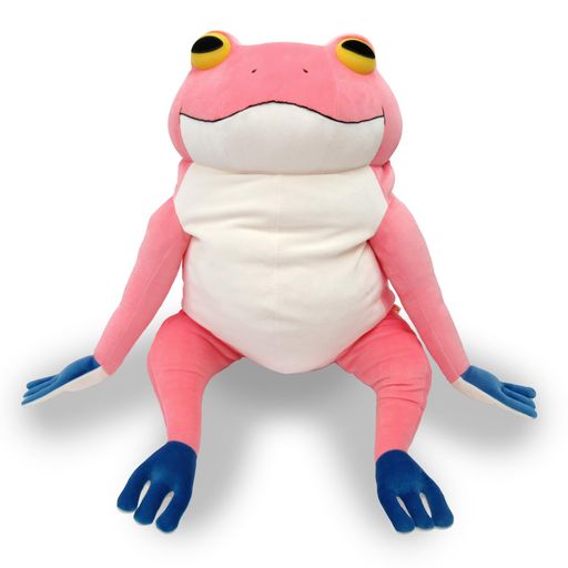 シナダグローバル もちシリーズ もちかえる ピンク (XL) 35×35×50cm ぬいぐるみ カエル アニマル MOKR-0880P