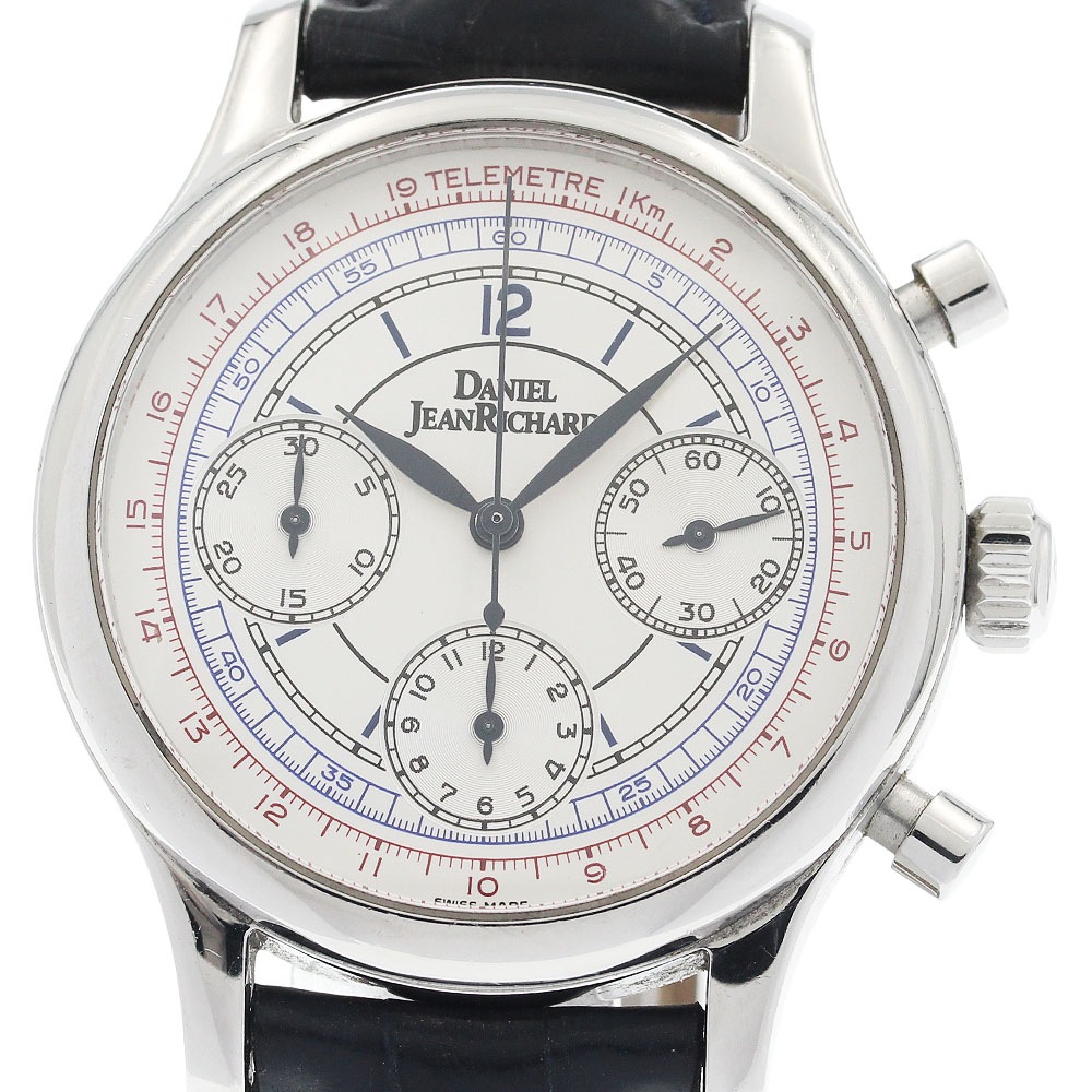 ダニエルジャンリシャール DANIEL JEANRICHARD 25042 タキメーター クロノグラフ 自動巻き メンズ _935306【中古】
