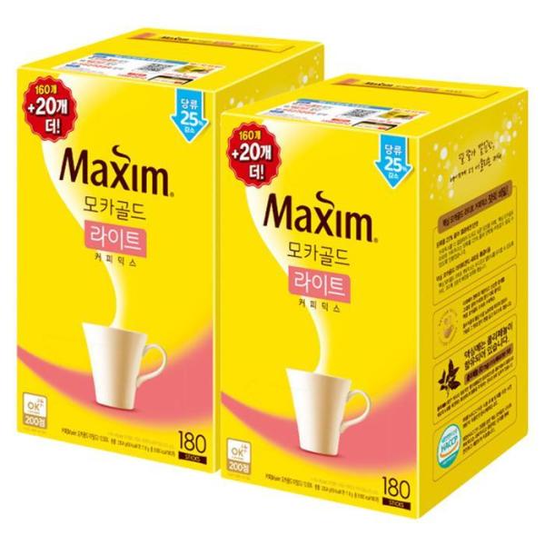東西 マキシム モカゴールド ライト コーヒーミックス 180T x2 360T_MZ