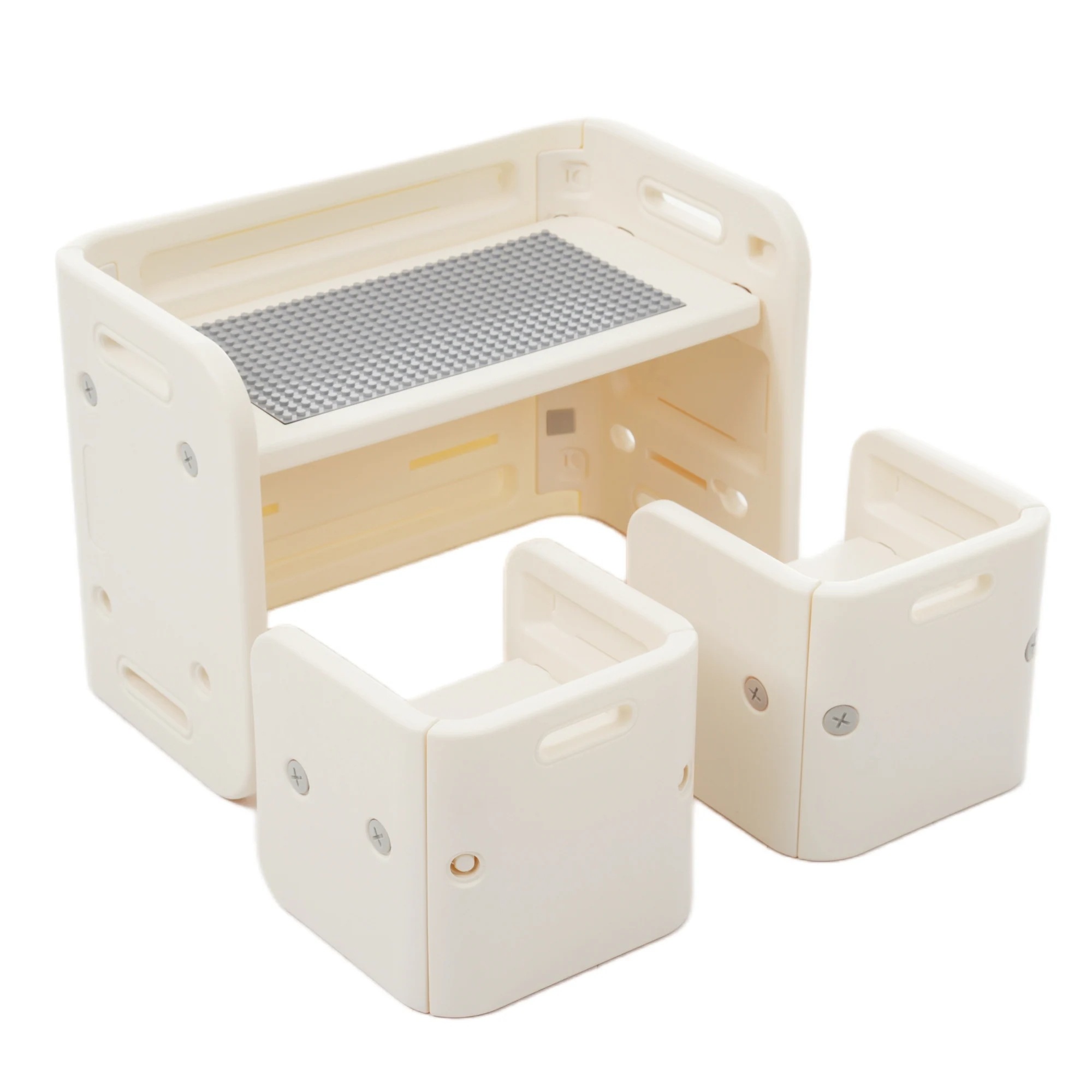 1812デスク&チェア3点セット ブロック基礎板＆白板付き 子供用テーブル 子供机 テーブルセット 学習デスク 机 幼児机 キッズテーブル 子供チェア キッズデスク プレゼント