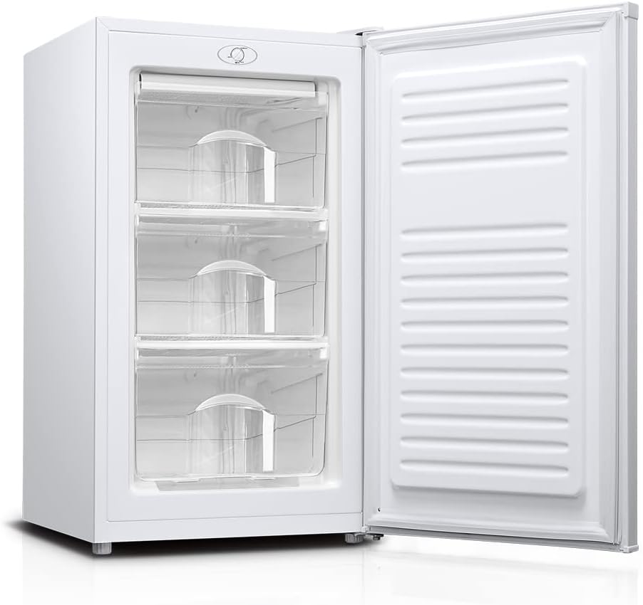 MAXZEN 冷凍庫 家庭用 小型 60L 右開き ノンフロン チェストフリーザー 前開き コンパクト フリーザー ストッカー 冷凍 スリム 食材 食品 食糧 冷凍食品 保存 ストック キッチン家電